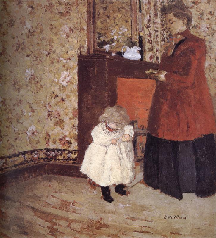 Edouard Vuillard Wife and children France oil painting art